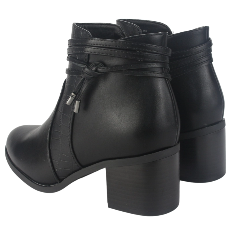 BOTIN CHALADA MUJER DIVA-4 NEGRO CASUAL - 6