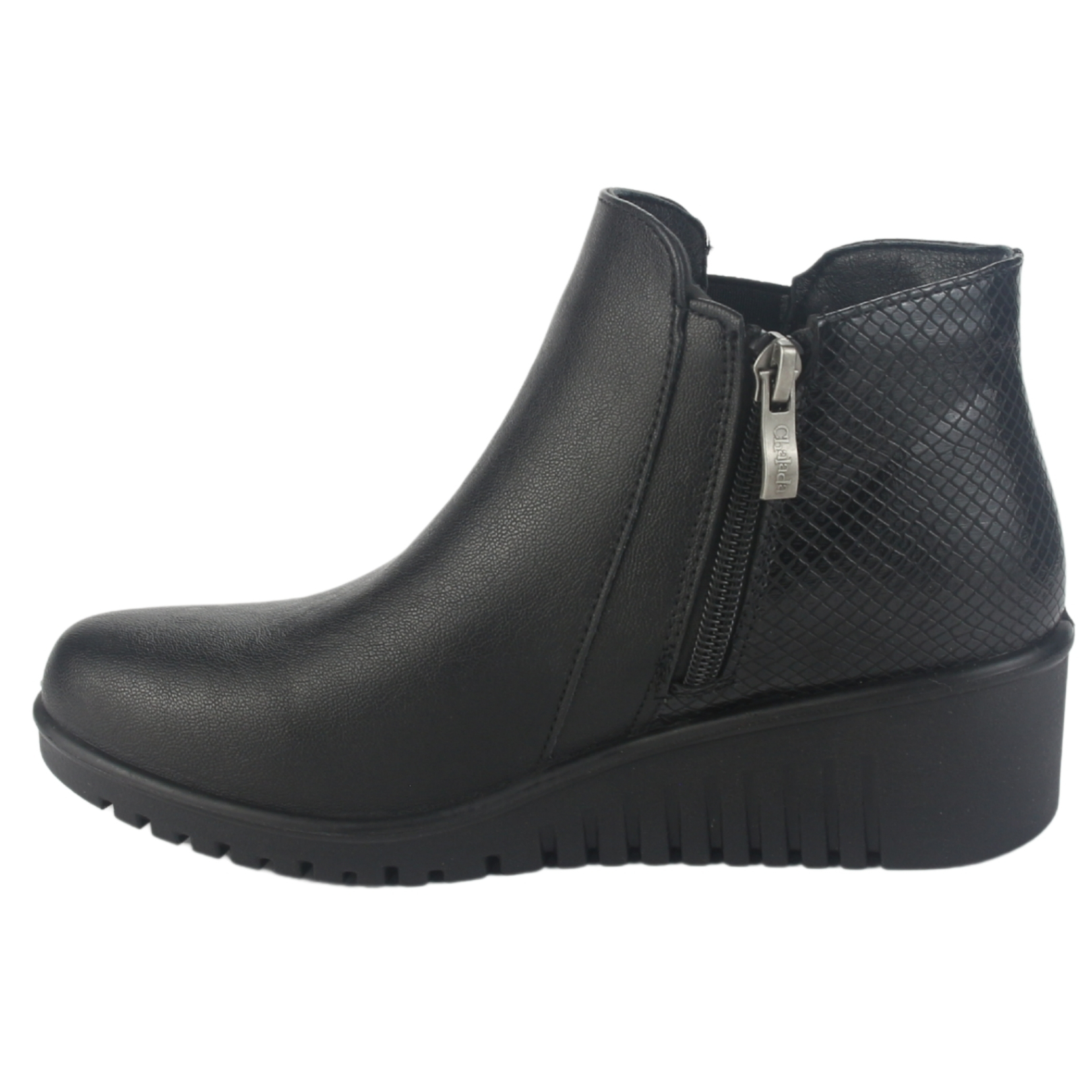 BOTIN CHALADA MUJER LILI-1 NEGRO CASUAL - 2