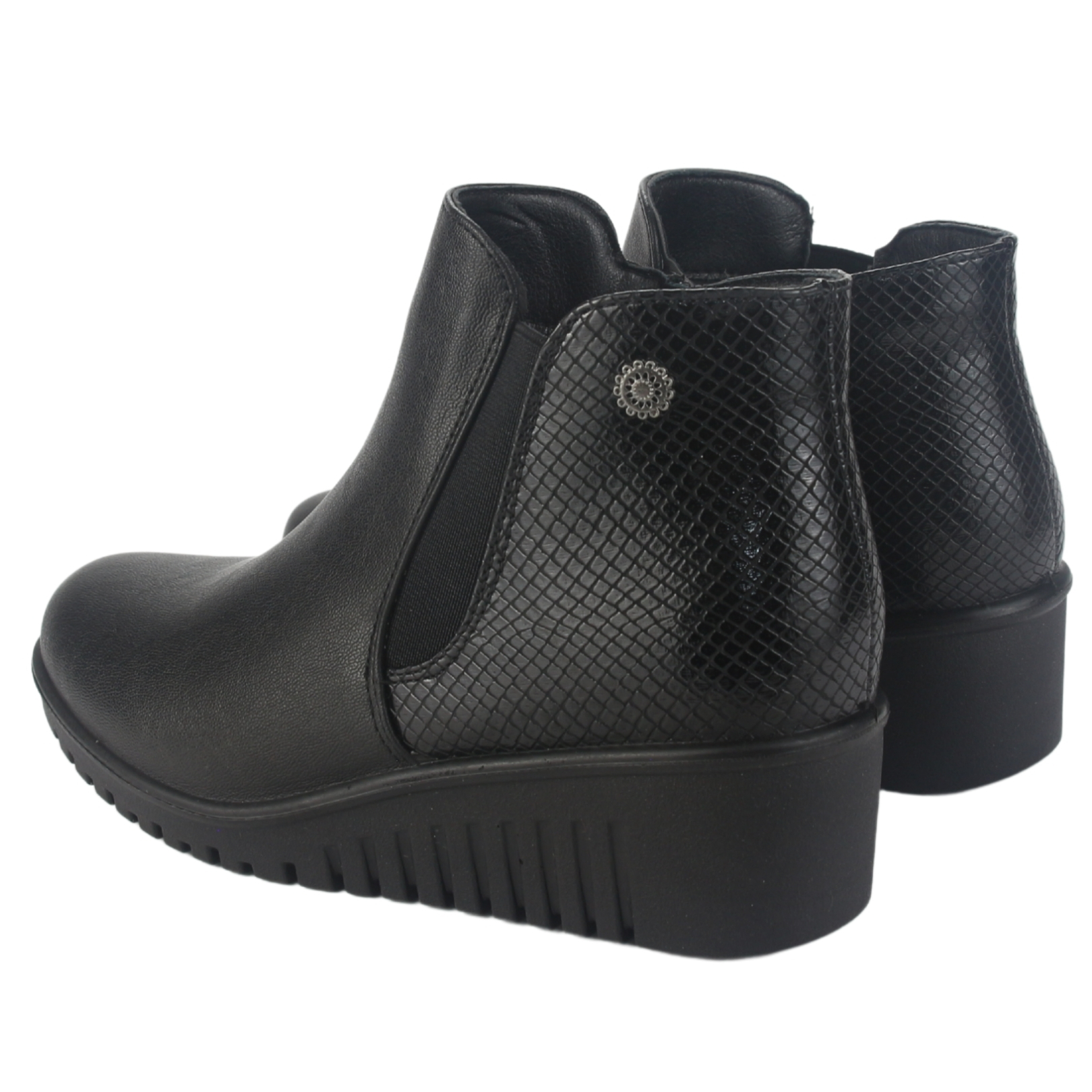 BOTIN CHALADA MUJER LILI-1 NEGRO CASUAL - 6