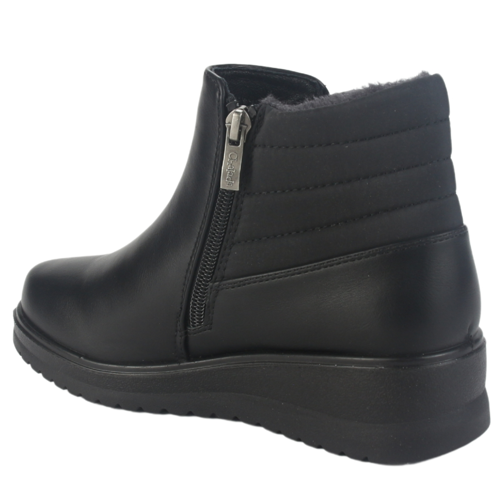 BOTIN CHALADA MUJER RAYO-2 NEGRO CASUAL - 4