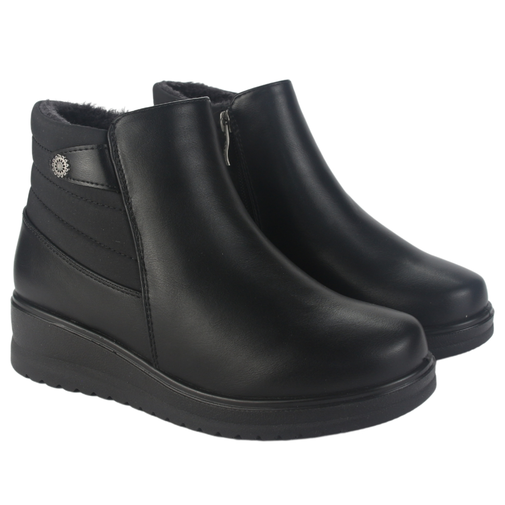 BOTIN CHALADA MUJER RAYO-2 NEGRO CASUAL - 5