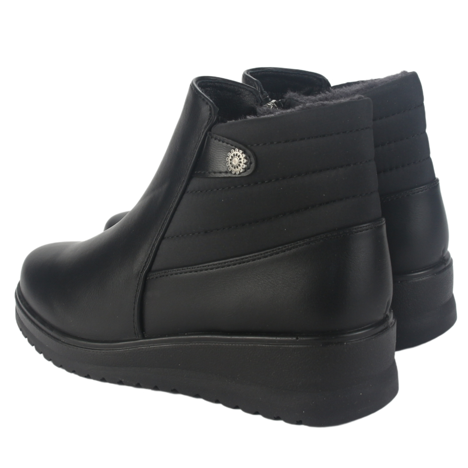 BOTIN CHALADA MUJER RAYO-2 NEGRO CASUAL - 6