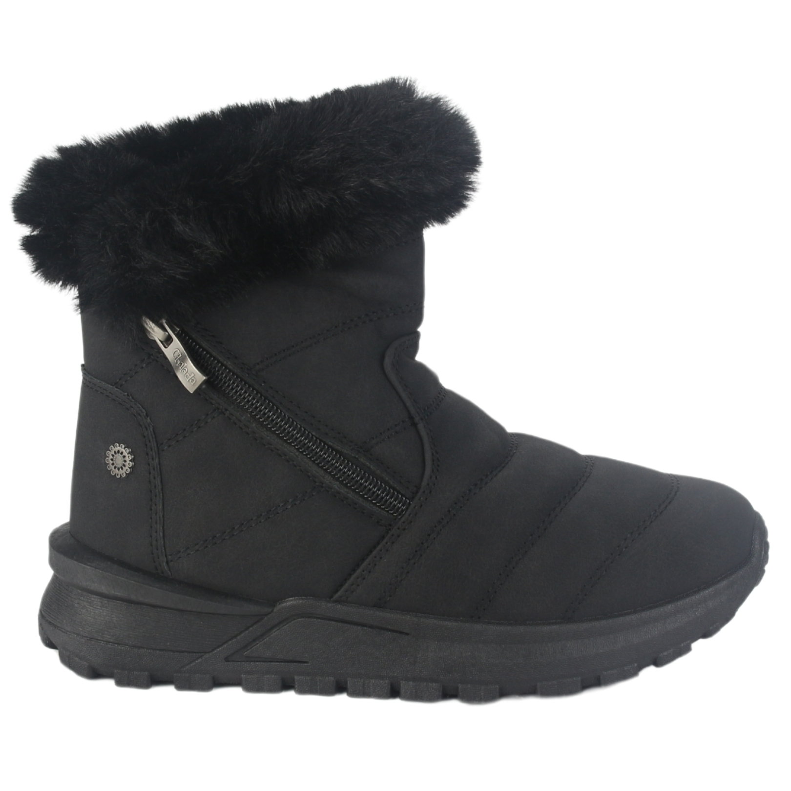 BOTIN CHALADA MUJER LAICA-1 NEGRO CASUAL - 1