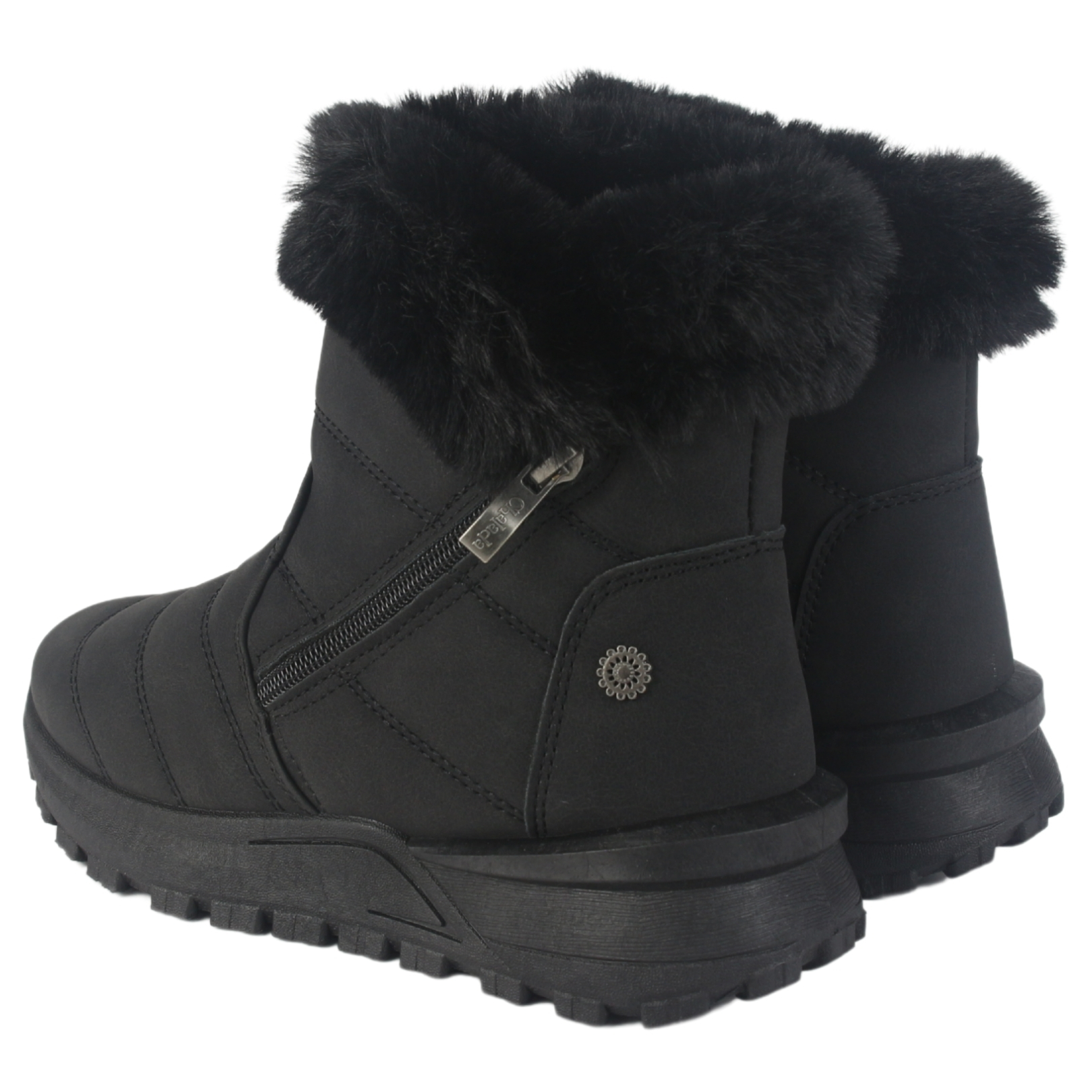 BOTIN CHALADA MUJER LAICA-1 NEGRO CASUAL - 6