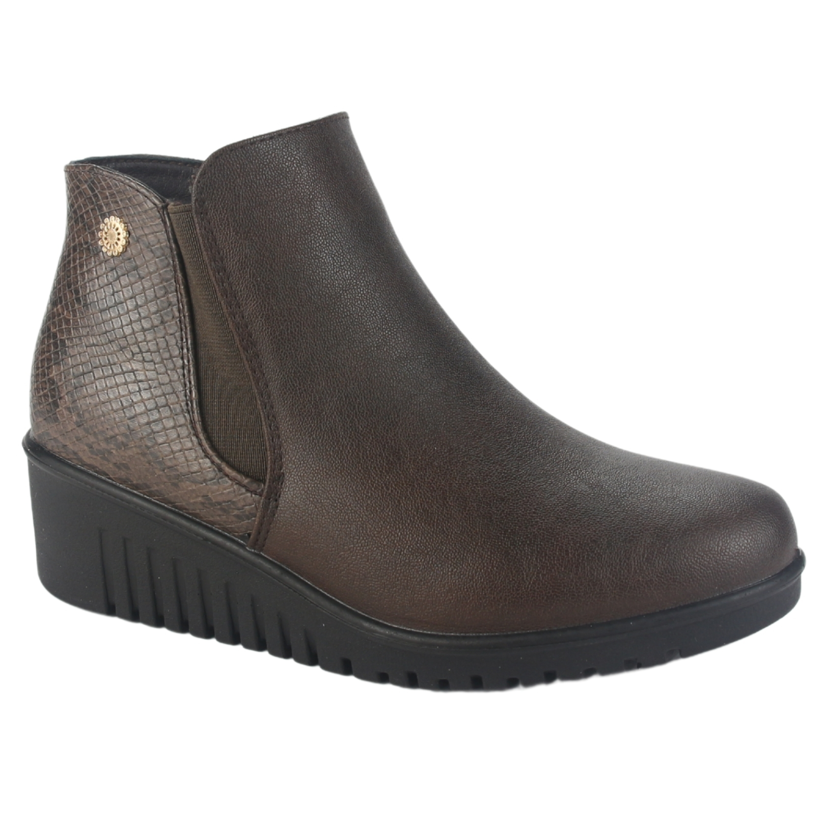 BOTIN CHALADA MUJER LILI-1 CAFE  CASUAL - 3