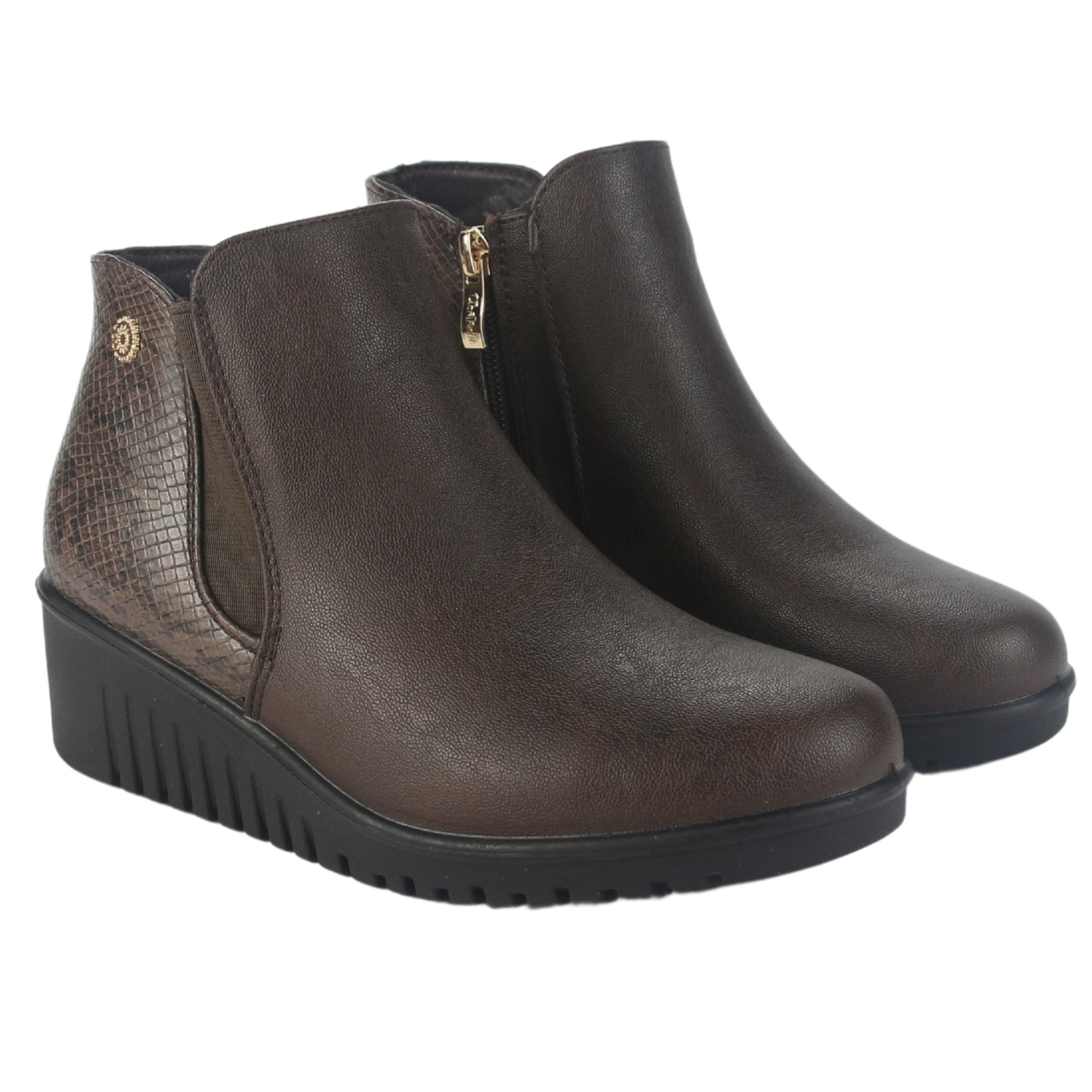 BOTIN CHALADA MUJER LILI-1 CAFE  CASUAL - 5
