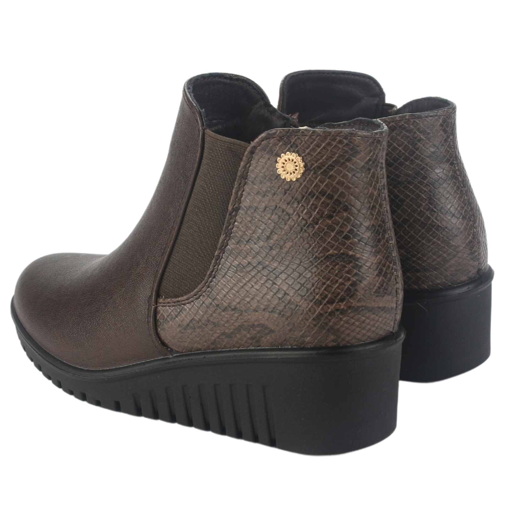 BOTIN CHALADA MUJER LILI-1 CAFE  CASUAL - 6