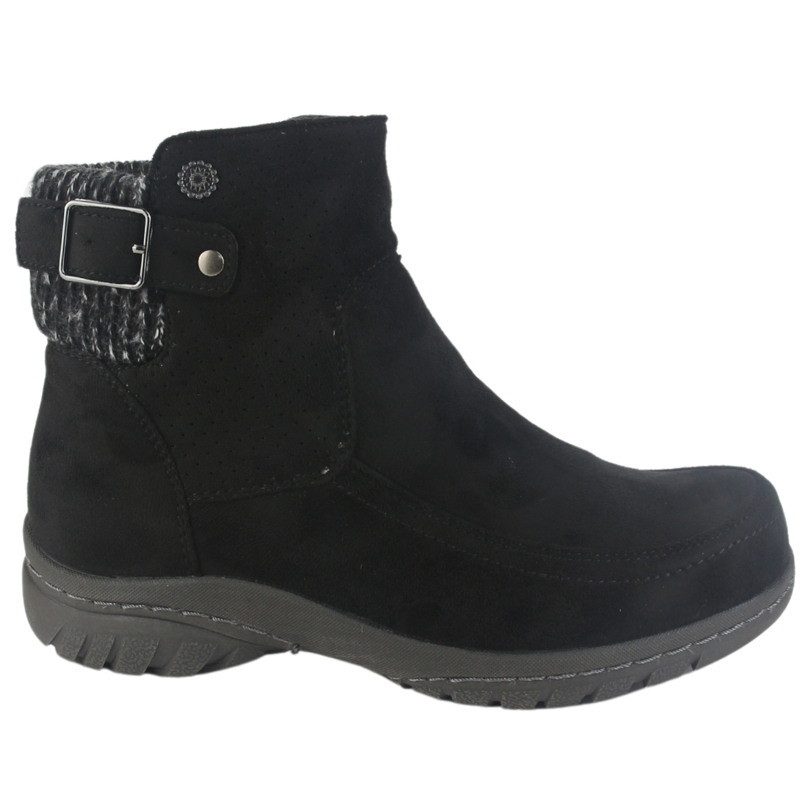 BOTIN CHALADA MUJER QUAL-5 NEGRO CASUAL - 1