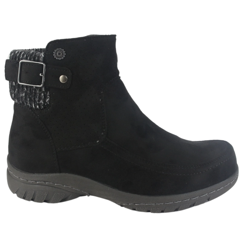 BOTIN CHALADA MUJER QUAL-5 NEGRO CASUAL - 1