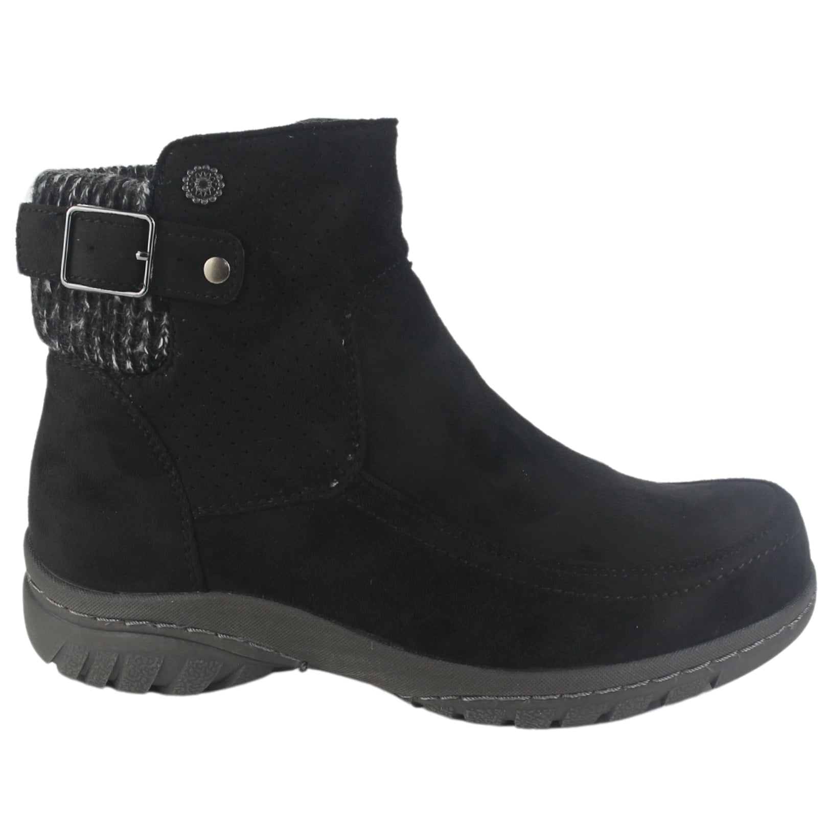 BOTIN CHALADA MUJER QUAL-5 NEGRO CASUAL - 1