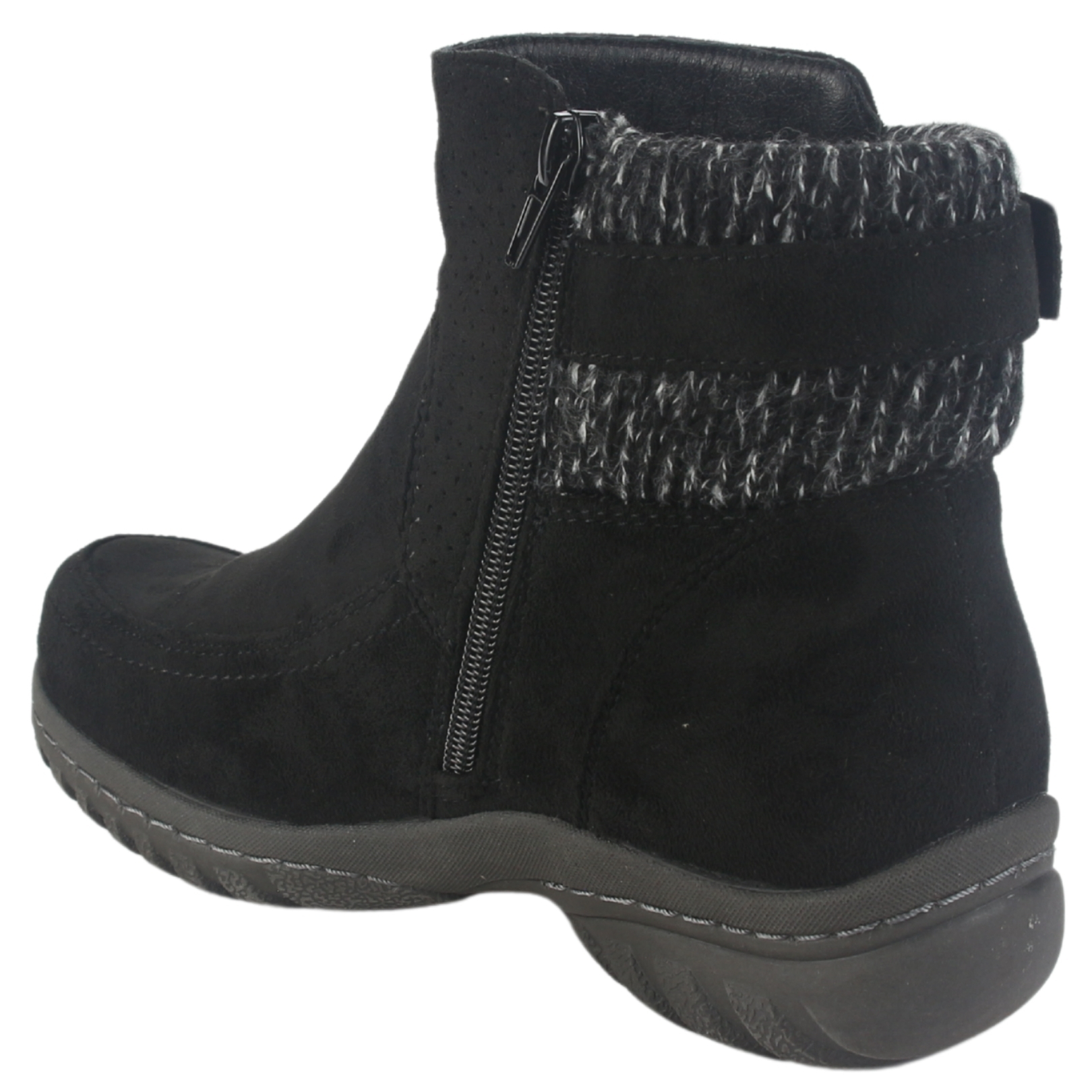 BOTIN CHALADA MUJER QUAL-5 NEGRO CASUAL - 4
