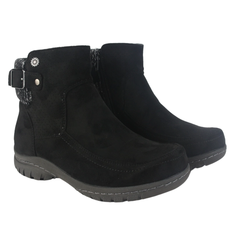 BOTIN CHALADA MUJER QUAL-5 NEGRO CASUAL - 5