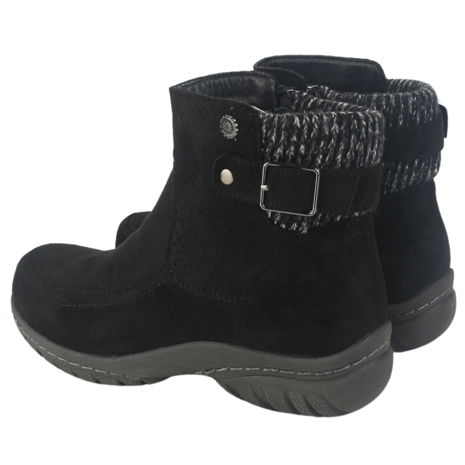 BOTIN CHALADA MUJER QUAL-5 NEGRO CASUAL - 6
