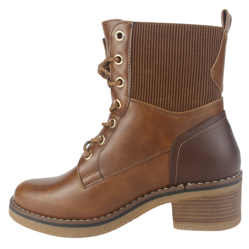 BOTIN CHALADA MUJER BRIKE-2 TOSTADO CASUAL - 2