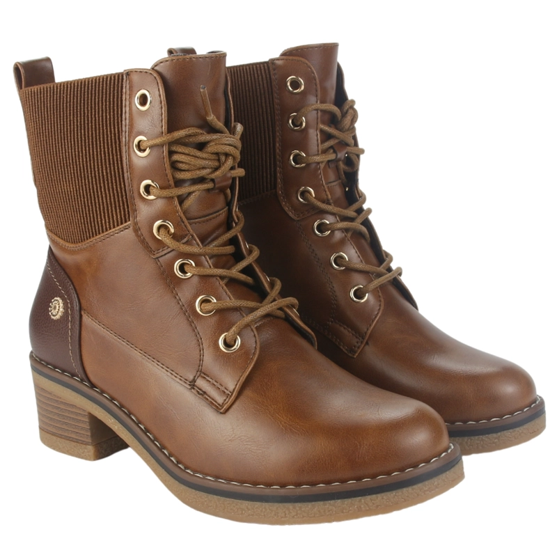 BOTIN CHALADA MUJER BRIKE-2 TOSTADO CASUAL - 5