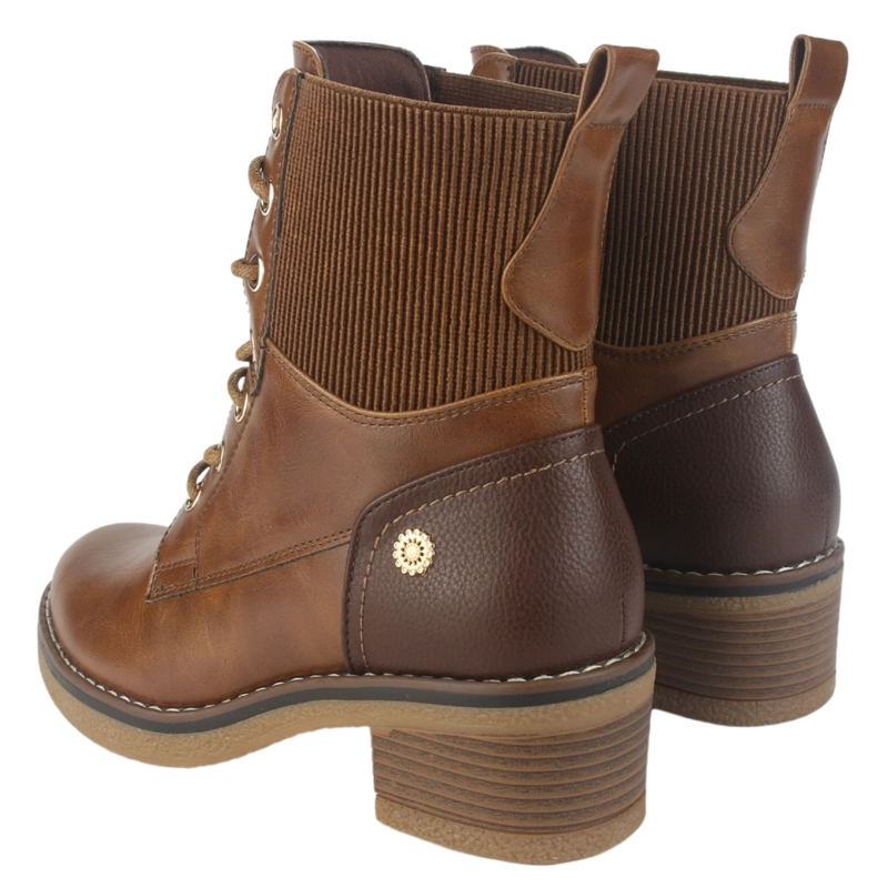 BOTIN CHALADA MUJER BRIKE-2 TOSTADO CASUAL - 6