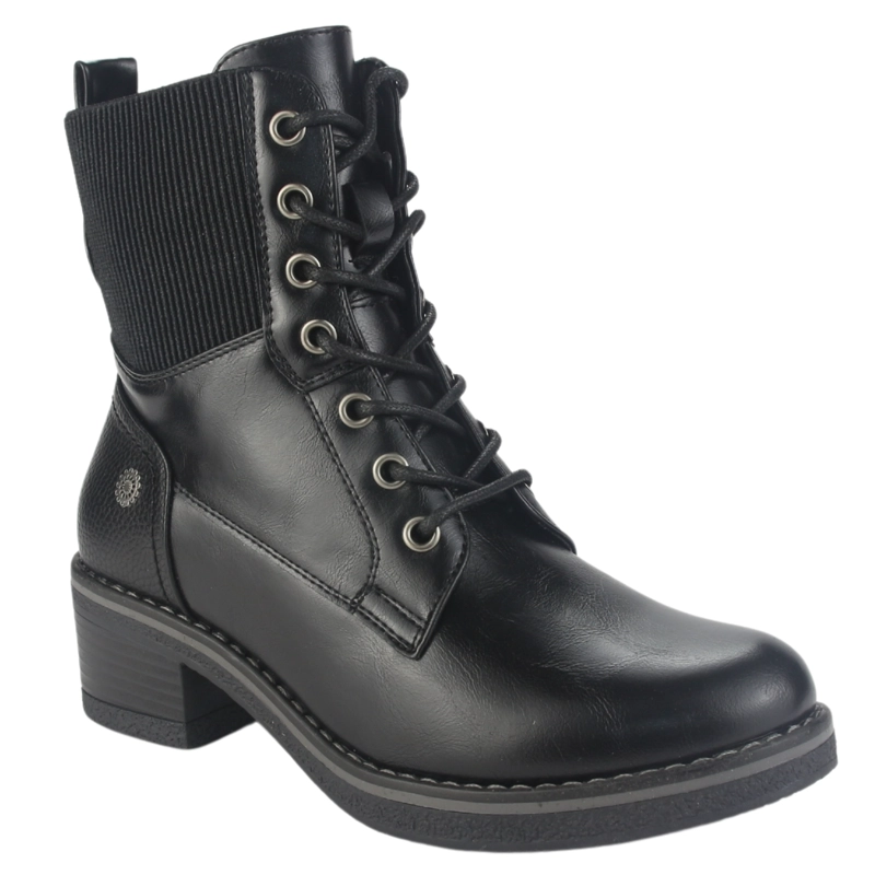BOTIN CHALADA MUJER BRIKE-2 NEGRO CASUAL - 3