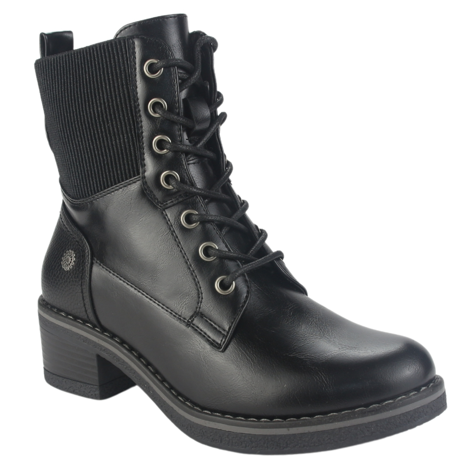 BOTIN CHALADA MUJER BRIKE-2 NEGRO CASUAL - 3