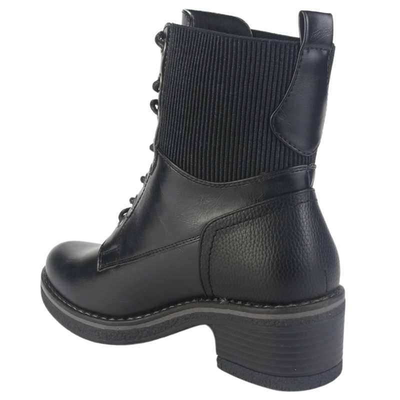 BOTIN CHALADA MUJER BRIKE-2 NEGRO CASUAL - 4