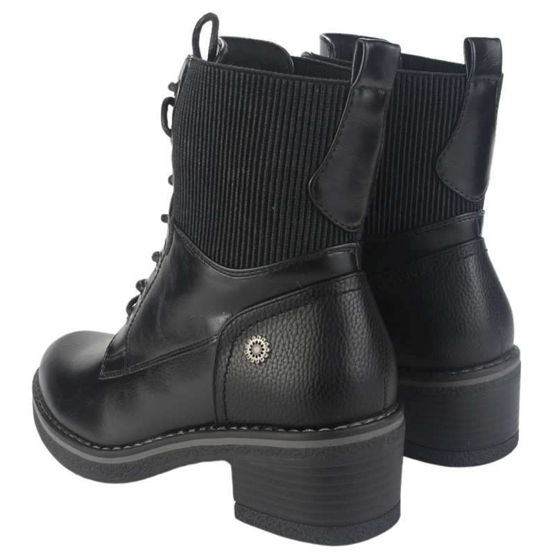 BOTIN CHALADA MUJER BRIKE-2 NEGRO CASUAL - 6