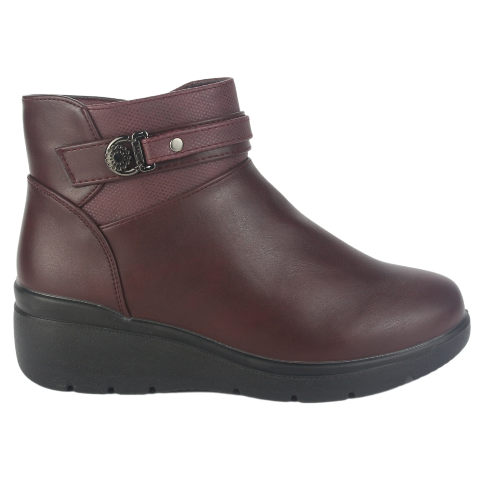 BOTIN CHALADA MUJER CURVE-5 BURDEO CASUAL - 1