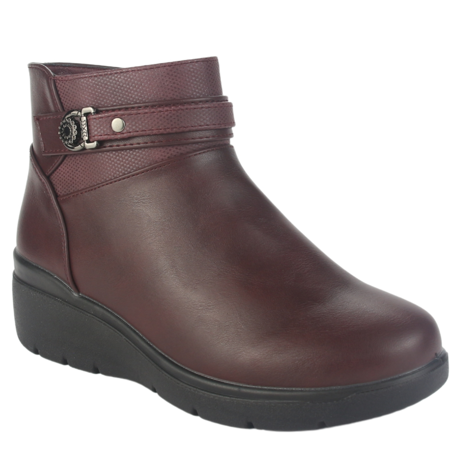 BOTIN CHALADA MUJER CURVE-5 BURDEO CASUAL - 3