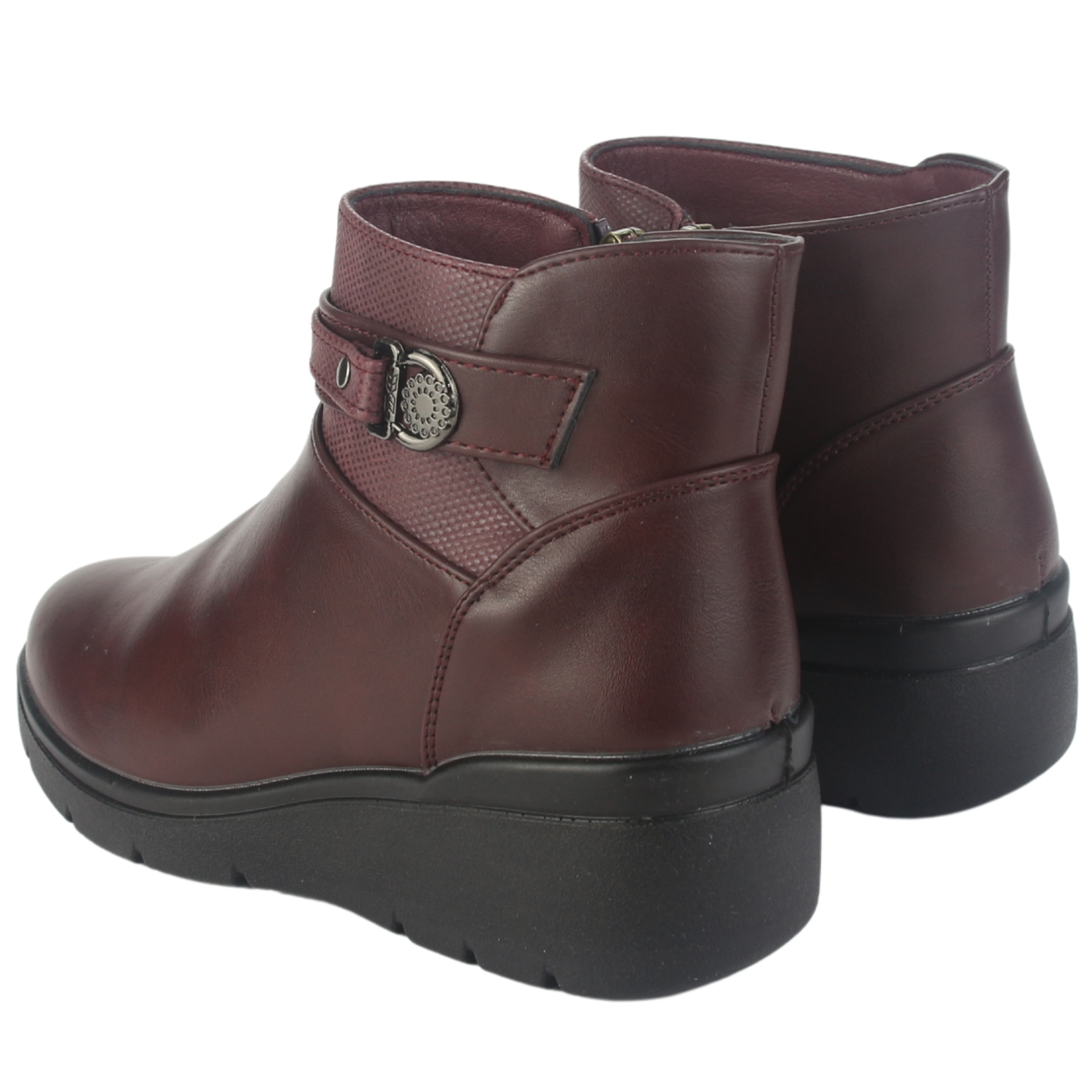 BOTIN CHALADA MUJER CURVE-5 BURDEO CASUAL - 6