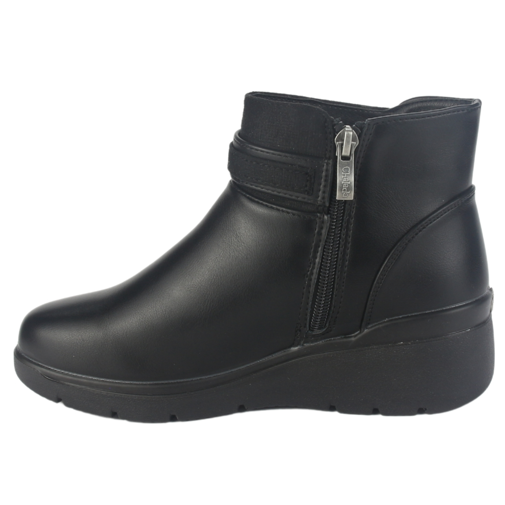 BOTIN CHALADA MUJER CURVE-5 NEGRO CASUAL - 2