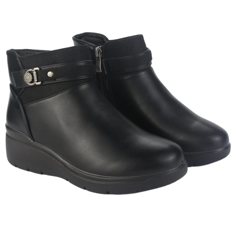 BOTIN CHALADA MUJER CURVE-5 NEGRO CASUAL - 5