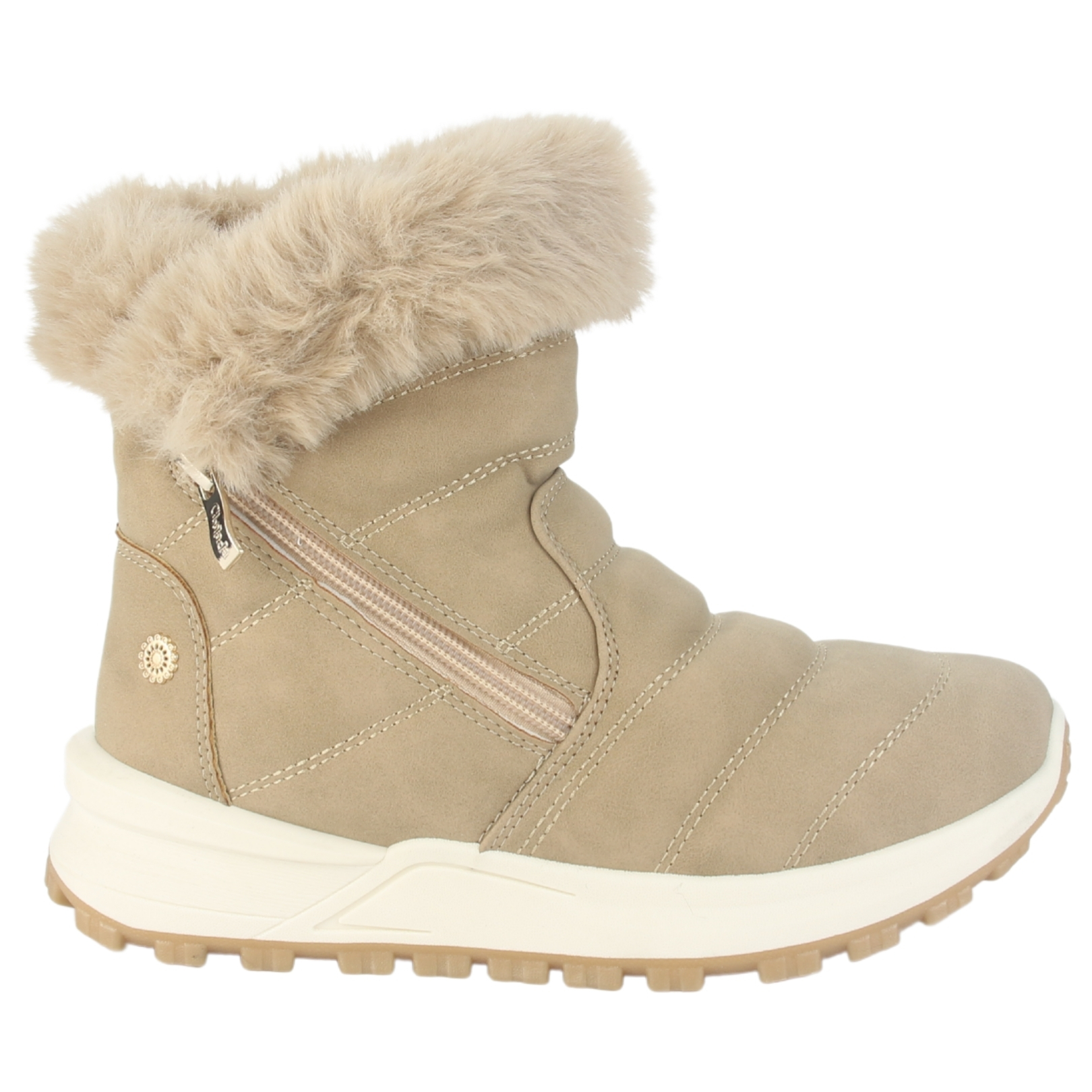 BOTIN CHALADA MUJER LAICA-1 BEIGE CASUAL - 1