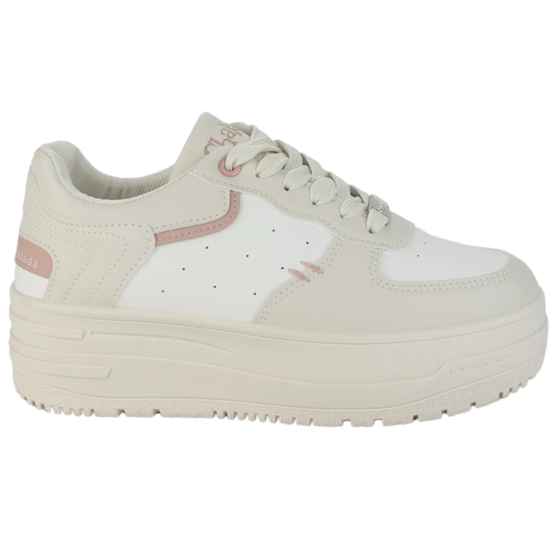 ZAPATILLA CHALADA MUJER MITSU-3 BEIGE URBANO - 1