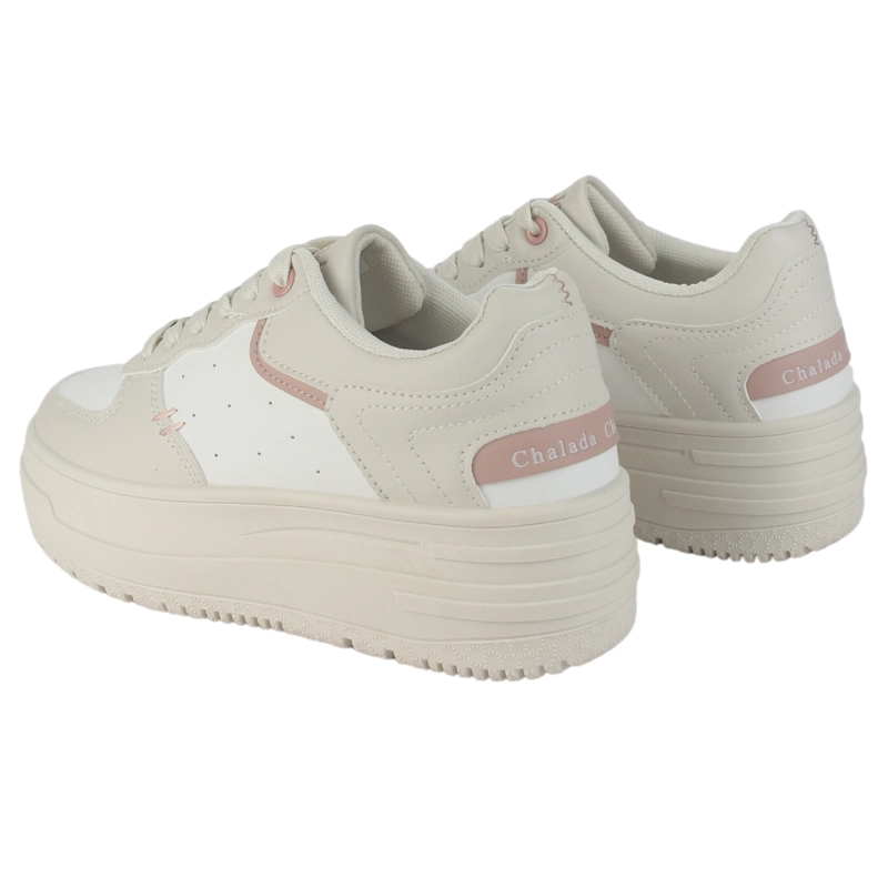 ZAPATILLA CHALADA MUJER MITSU-3 BEIGE URBANO - 6