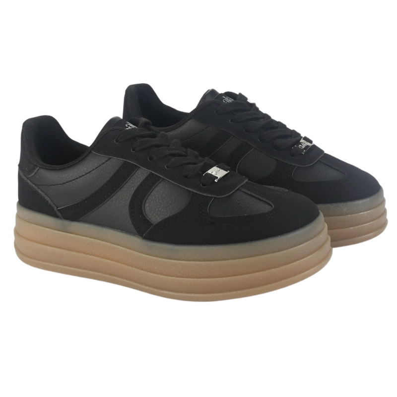 ZAPATILLA CHALADA MUJER ANDY-15 NEGRO URBANO - 5