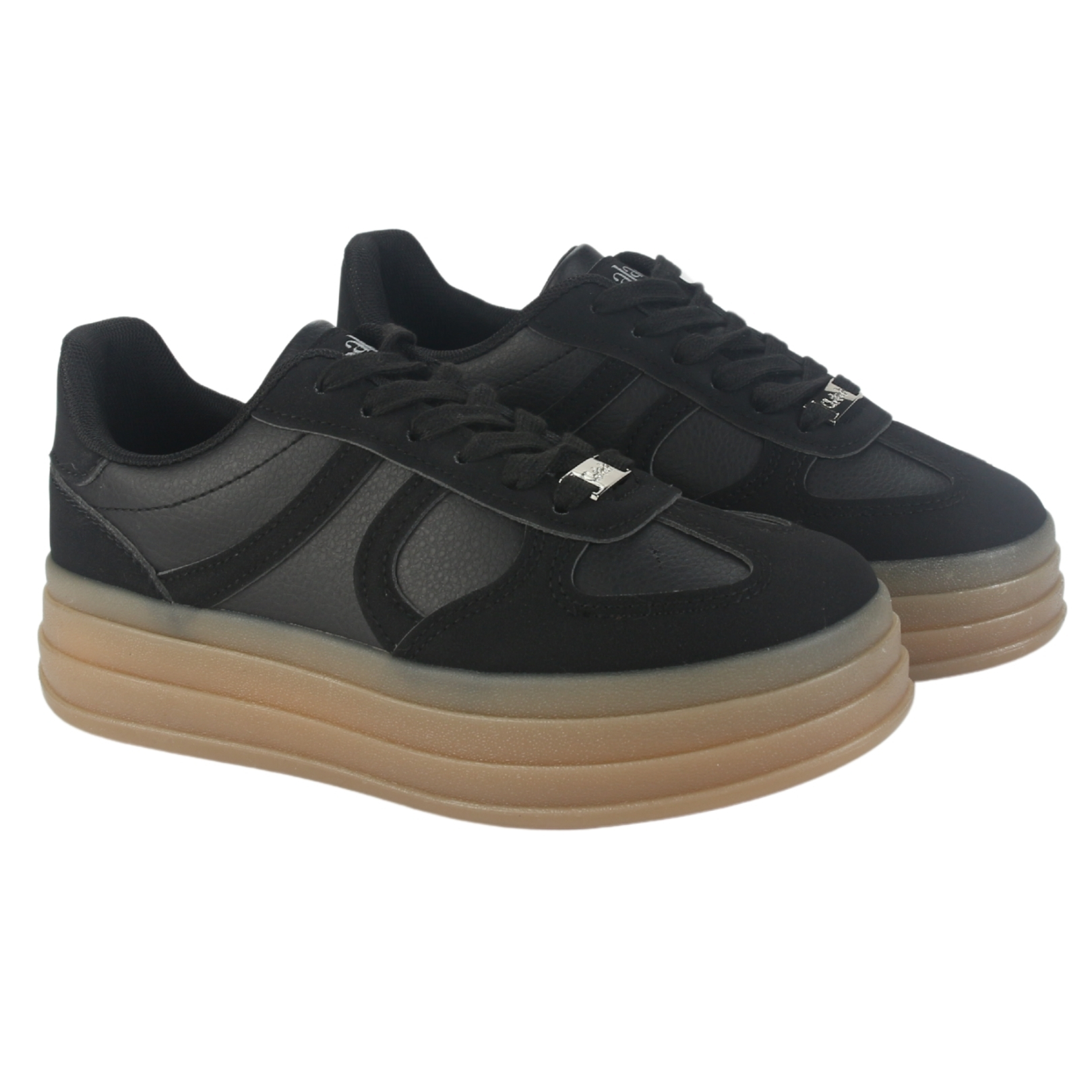 ZAPATILLA CHALADA MUJER ANDY-15 NEGRO URBANO - 5