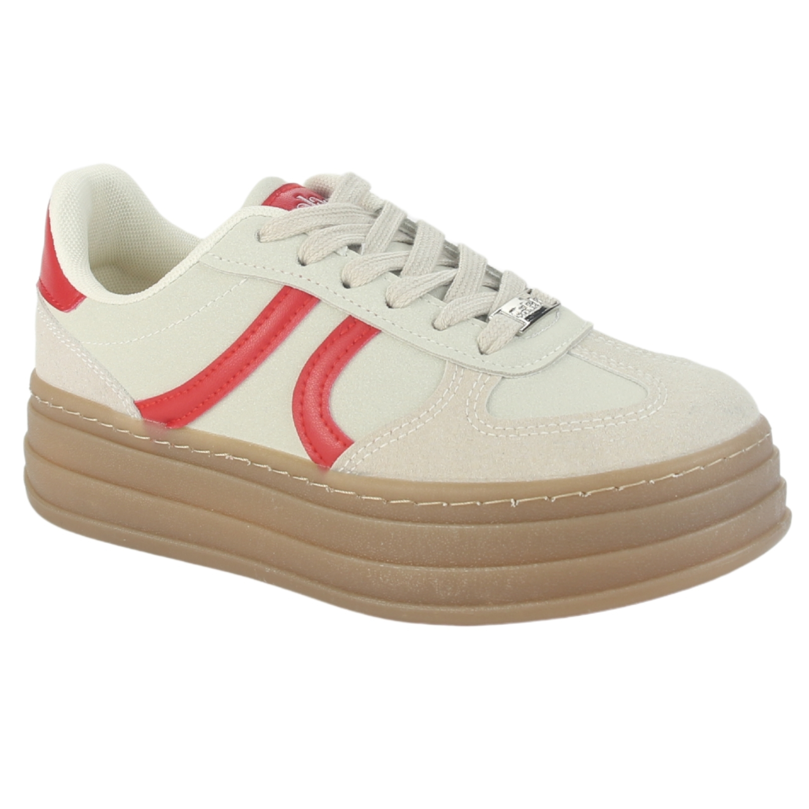 ZAPATILLA CHALADA MUJER ANDY-15 BEIGE URBANO - 3