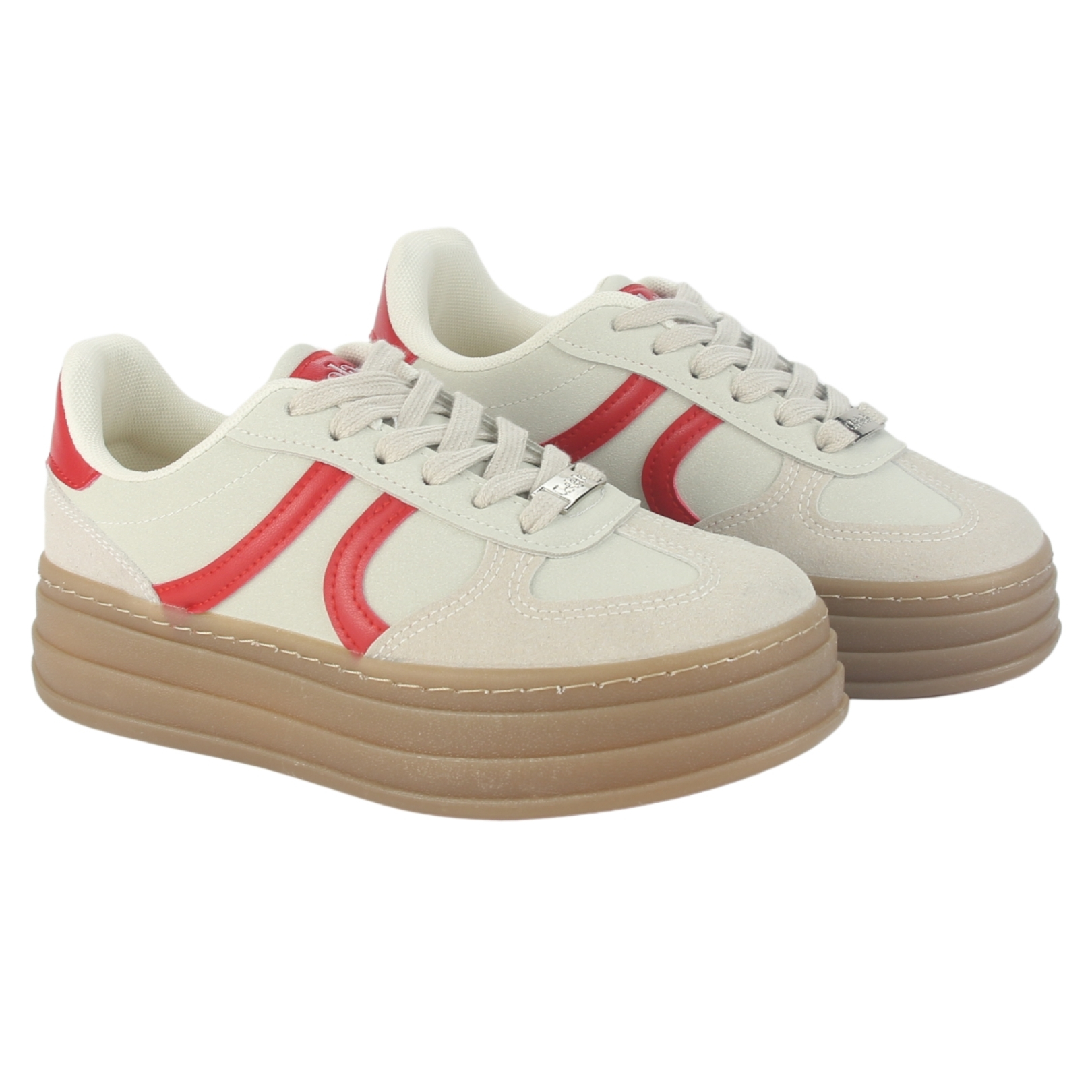 ZAPATILLA CHALADA MUJER ANDY-15 BEIGE URBANO - 5
