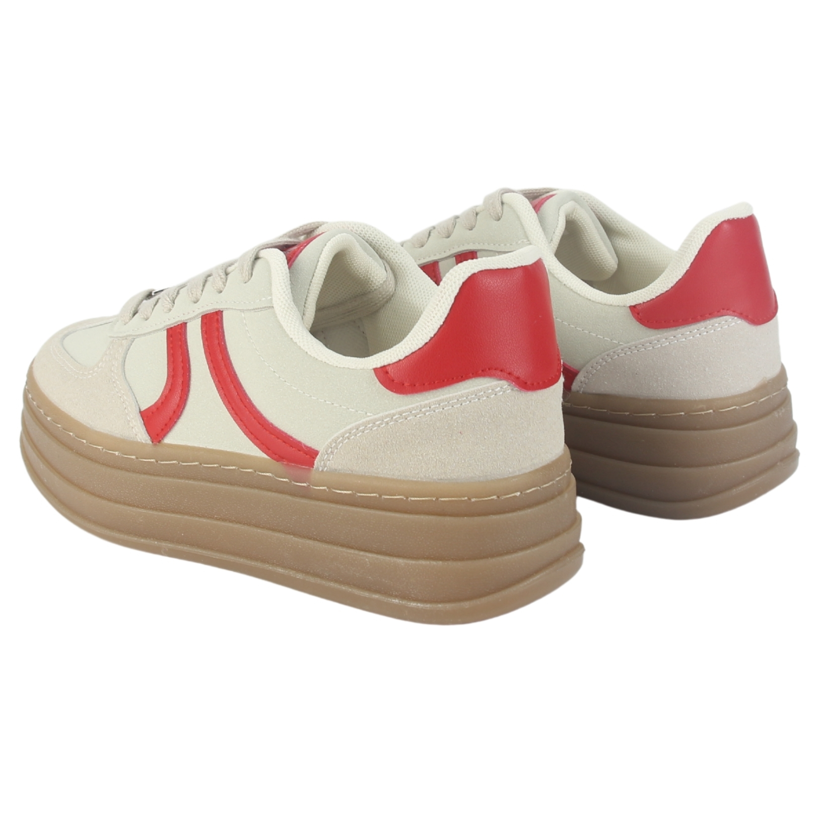 ZAPATILLA CHALADA MUJER ANDY-15 BEIGE URBANO - 6