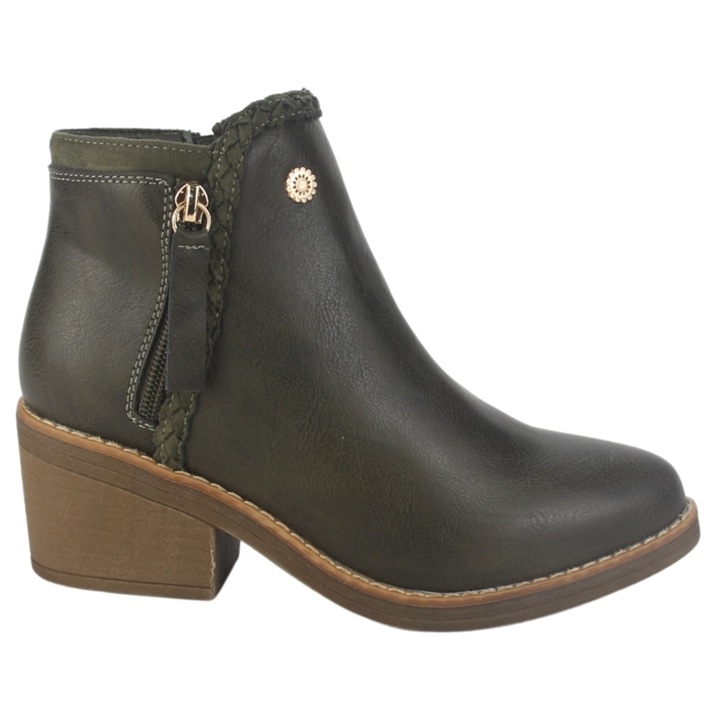BOTIN CHALADA MUJER CAMP-50 OLIVA CASUAL - 1