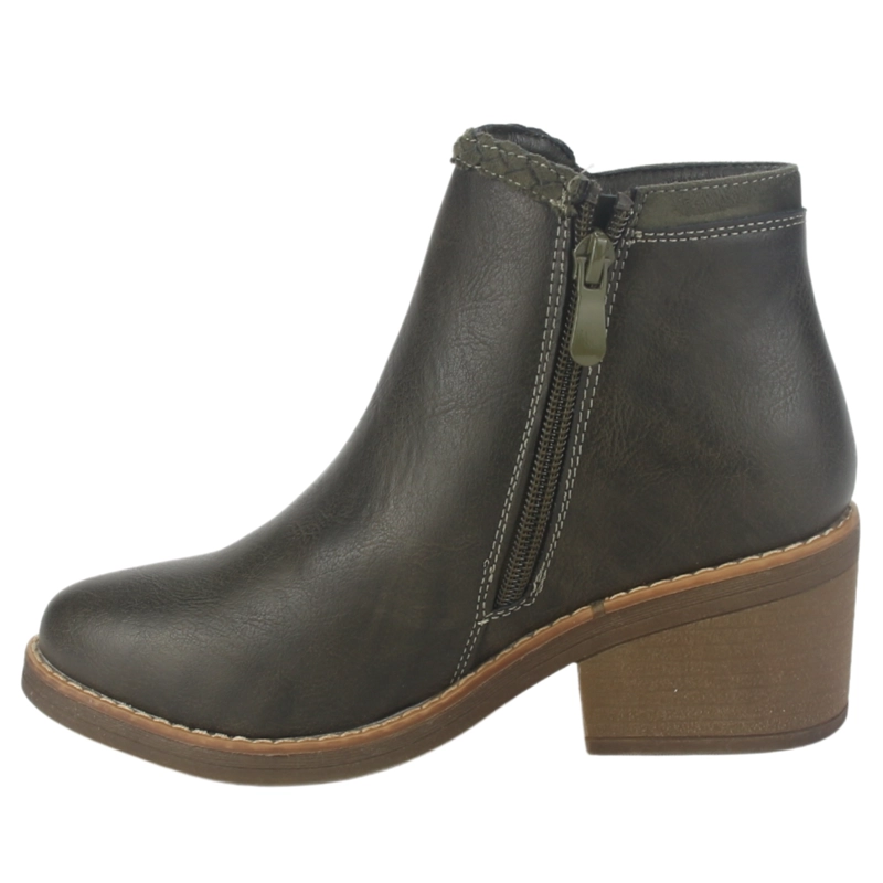 BOTIN CHALADA MUJER CAMP-50 OLIVA CASUAL - 2