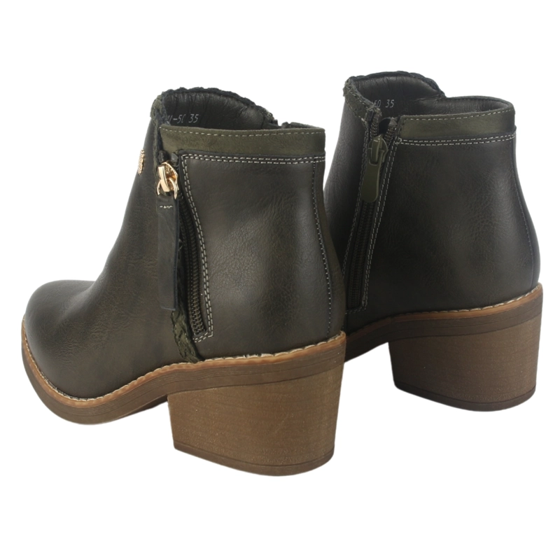 BOTIN CHALADA MUJER CAMP-50 OLIVA CASUAL - 6