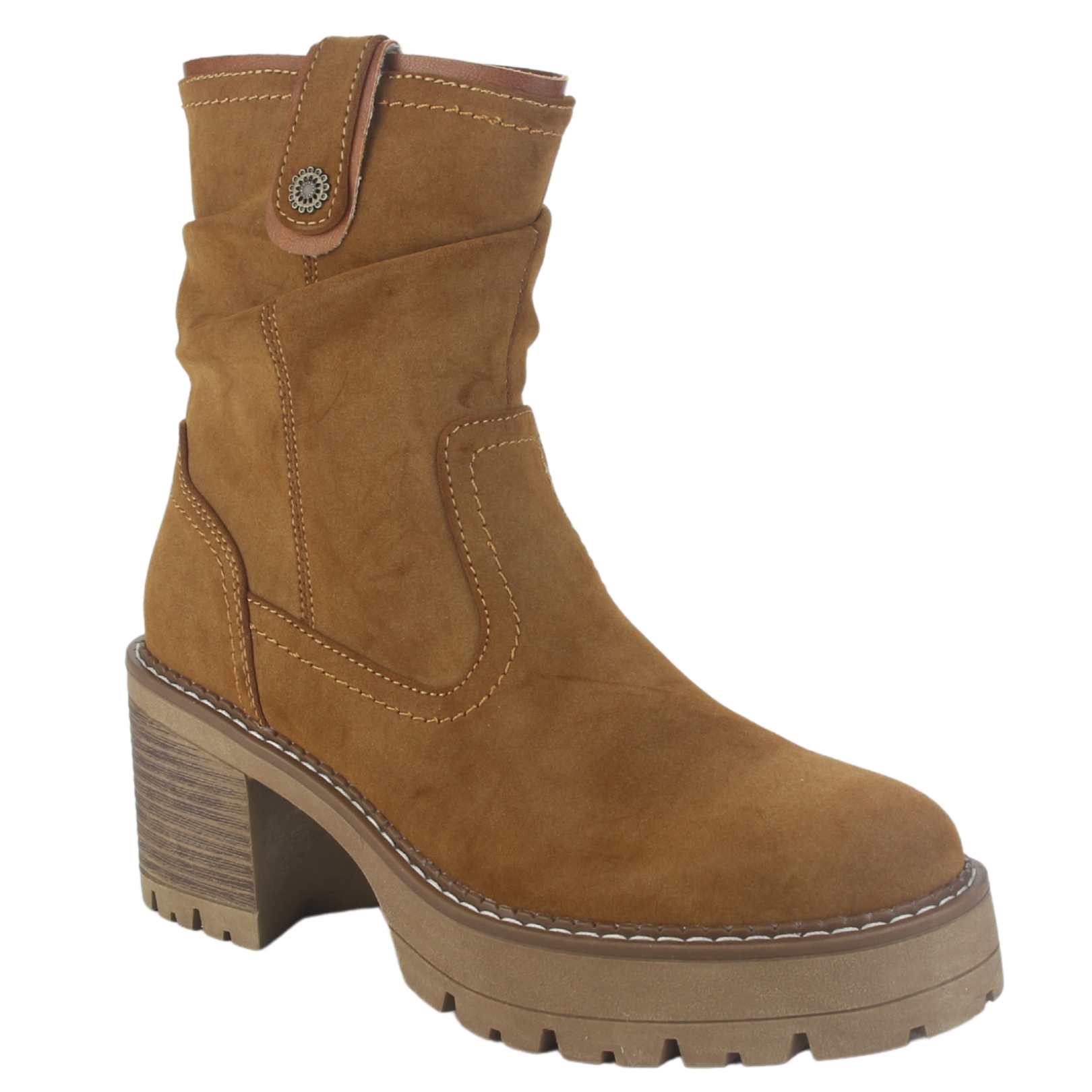 BOTIN CHALADA MUJER TRINI-20 TOSTADO CASUAL - 3
