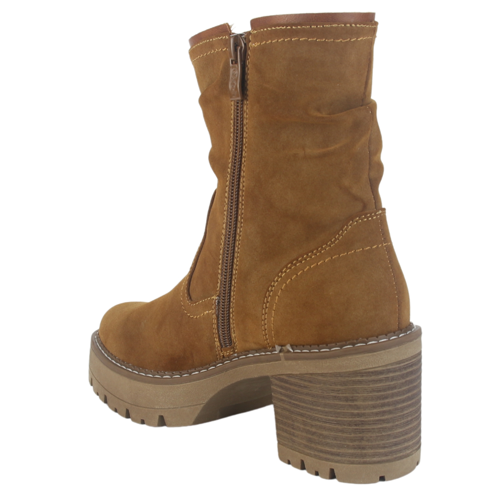 BOTIN CHALADA MUJER TRINI-20 TOSTADO CASUAL - 4