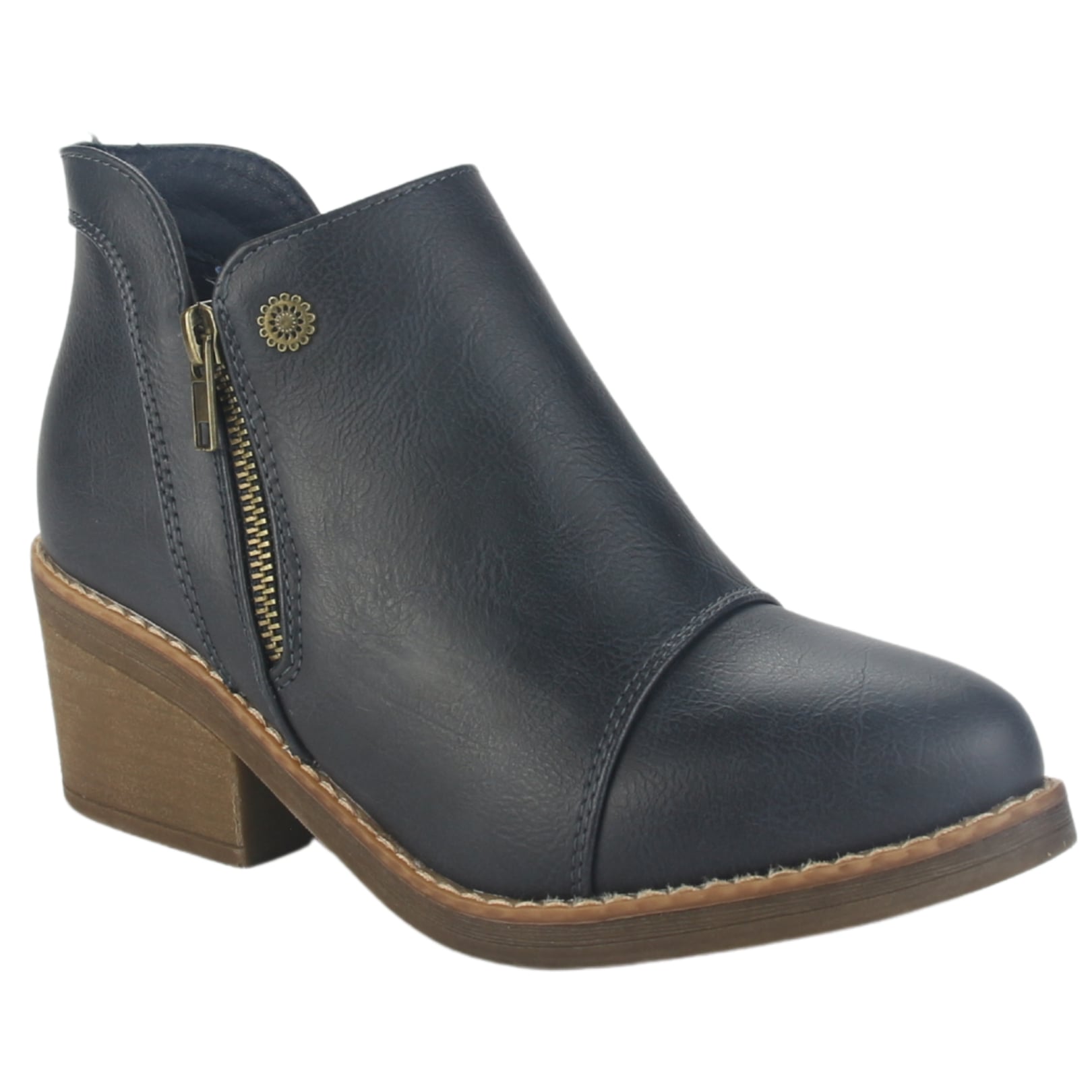 BOTIN CHALADA MUJER CAMP-31 AZUL CASUAL - 3