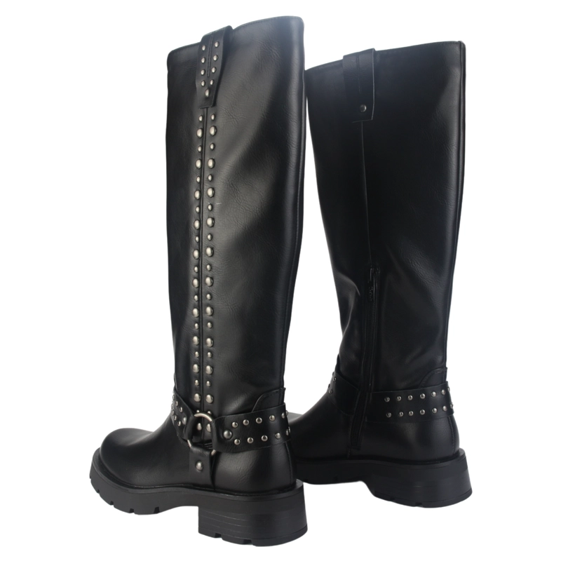 BOTA CHALADA MUJER TATI-1 NEGRO CASUAL - 6