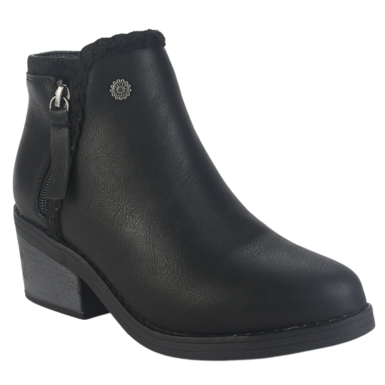 BOTIN CHALADA MUJER CAMP-50 NEGRO CASUAL - 3