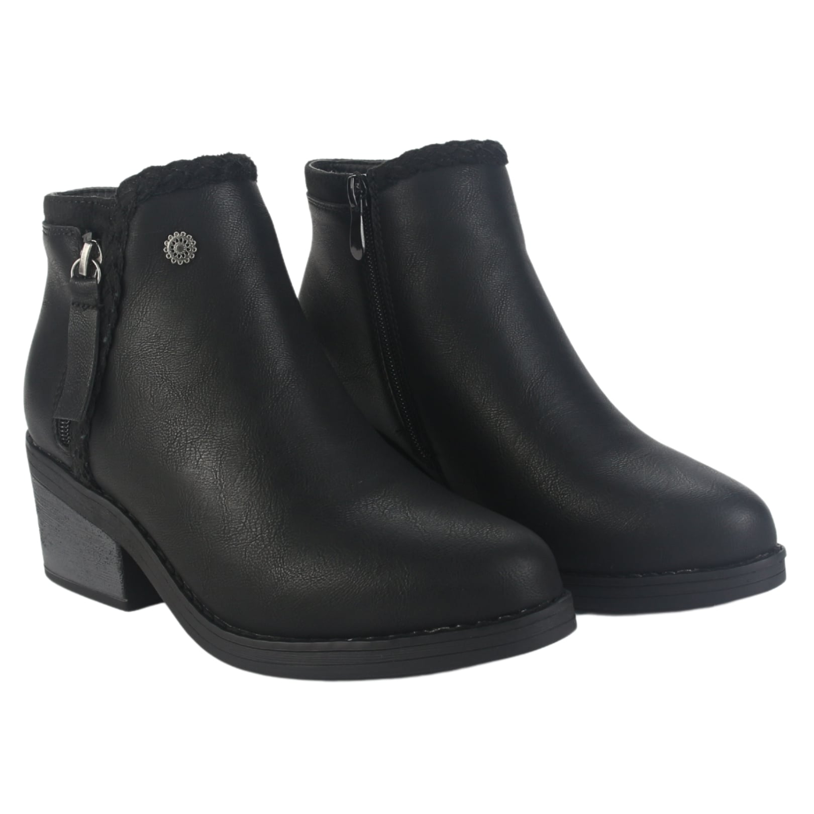 BOTIN CHALADA MUJER CAMP-50 NEGRO CASUAL - 5