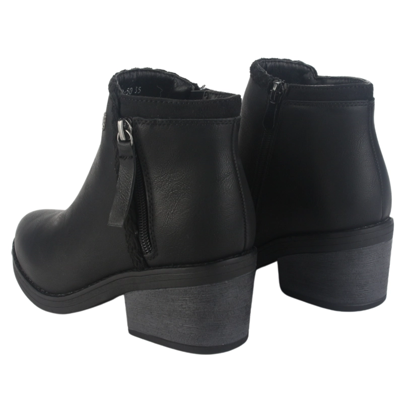 BOTIN CHALADA MUJER CAMP-50 NEGRO CASUAL - 6