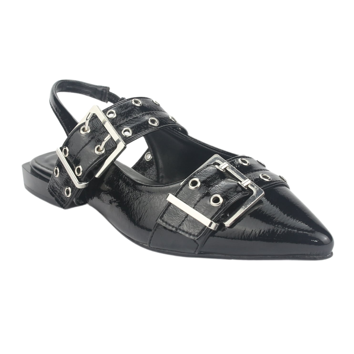 BALLERINAS NEGRO MUJER CASUALES CHALADA SLIK-1 - 3