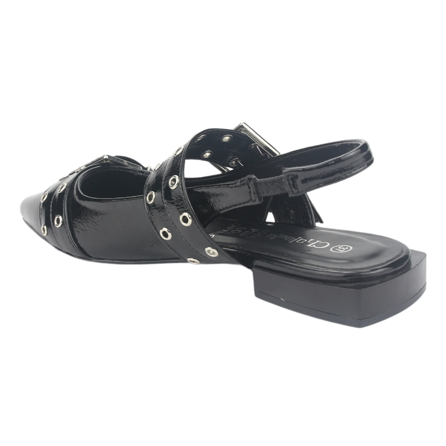 BALLERINAS NEGRO MUJER CASUALES CHALADA SLIK-1 - 5