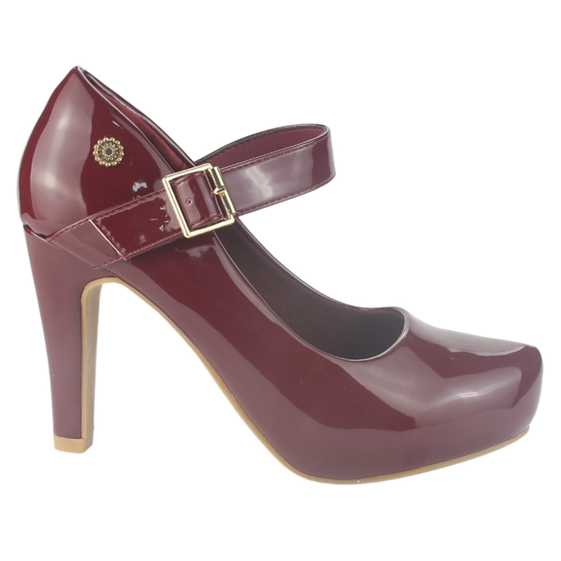 ZAPATO CHALADA MUJER FASHION-71 BURDEO CASUAL - 1